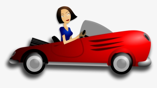 Bmw Car Clipart At Getdrawings - Female Driving Clipart, HD Png Download, Transparent PNG