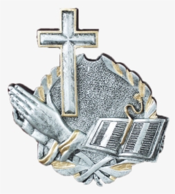 Free Praying Hand And Cross Clip Art, HD Png Download, Transparent PNG