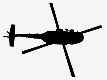 Helicopter Clipart Top View - Helicopter From Top View, HD Png Download, Transparent PNG