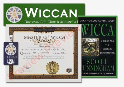 Master Of Wicca Package - Diploma, HD Png Download, Transparent PNG