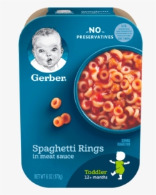 Spaghetti Rings In Meat Sauce - Gerber Toddler Meals, HD Png Download, Transparent PNG