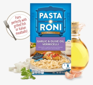 Menu Item Pasta Roni Garlic & Olive Oil Vermicelli - Pasta Roni Garlic And Olive Oil Vermicelli, HD Png Download, Transparent PNG