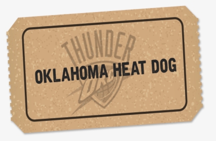 Get Pumped For The Second Half Of The Game By Getting - Oklahoma City Thunder, HD Png Download, Transparent PNG
