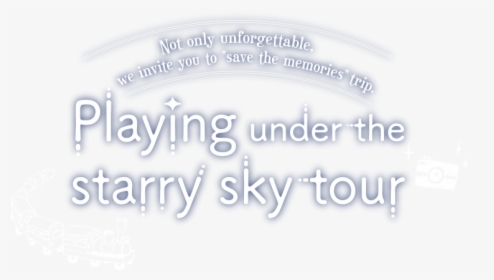 Playing Under The Starry Sky Tour - Printing, HD Png Download, Transparent PNG
