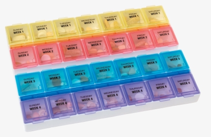 Monthly Pill Box, HD Png Download, Transparent PNG