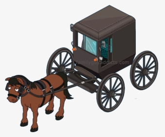 Amish Paradise Horse & Buggy “ - Wagon, HD Png Download, Transparent PNG