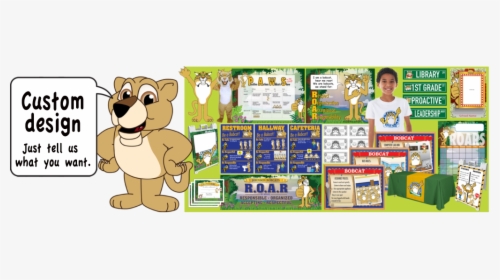 Pbis Posters Lion Cub Mascot Clip Art - Clip Art, HD Png Download, Transparent PNG