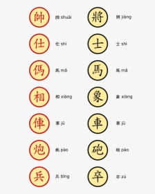 Chinese Chess Pieces Print , Png Download - Circle, Transparent Png, Transparent PNG