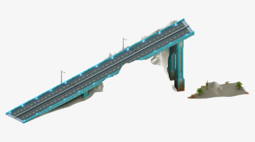 Suspension Bridge Approach L1 - Concrete Bridge, HD Png Download, Transparent PNG