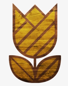Abstract Tulip Wood Texture - Emblem, HD Png Download, Transparent PNG