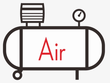 Air Compressor Icon - Compressed Air Pictogram, HD Png Download, Transparent PNG