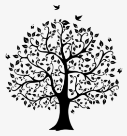 Silhouette Tree Clip Art - Family Tree Png Transparent, Png Download, Transparent PNG