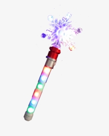 Spinning Snowflake Wand With Light Handle - Illustration, HD Png Download, Transparent PNG