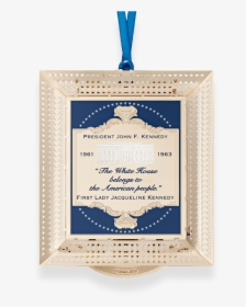 Back Of 2020 Christmas Ornament Honoring John F - Picture Frame, HD Png Download, Transparent PNG
