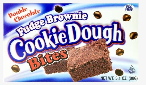 Cookie Dough Bites Fudge Brownie 88g Front - Snack Cake, HD Png Download, Transparent PNG