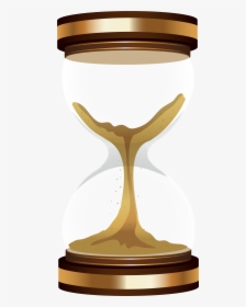 Transparent Timer Clipart - Sand Clock Clipart Gold, HD Png Download, Transparent PNG