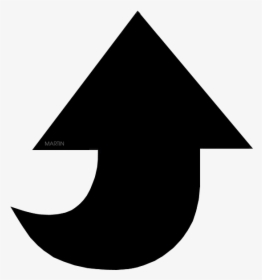 Arrows Clip Art By Phillip Martin, Black Arrow Vector - Crescent, HD Png Download, Transparent PNG