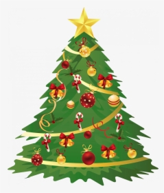 Christmas Tree Vector Png, Transparent Png, Transparent PNG