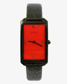 The Red & Black Model From Our Savot Lady Collection - Analog Watch, HD Png Download, Transparent PNG