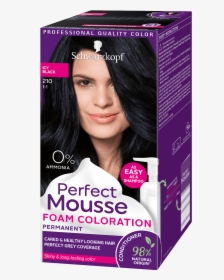 Perfect Mousse Com 210 Icy Black - Perfect Mousse 388 Dunkles Rotbraun, HD Png Download, Transparent PNG