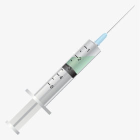Syringe With Medicine Png Clip Art, Transparent Png, Transparent PNG