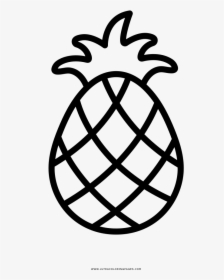 Pineapple Coloring Page - Basketball Outline Png, Transparent Png, Transparent PNG