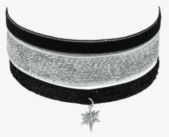 Women Star Faux Leather Choker Necklace Set - Choker, HD Png Download, Transparent PNG