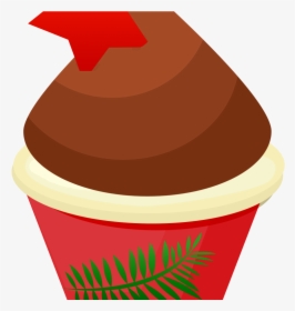 Cupcakes Clipart Christmas - Dessert, HD Png Download, Transparent PNG
