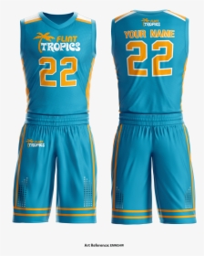 Flint Tropics Basketball Uniform - Flint Tropics Full Uniform, HD Png Download, Transparent PNG