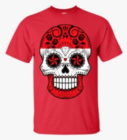 Austrian Flag Sugar Skull With Roses T Shirt & Hoodie - Guns Dont Kill People The Government Does, HD Png Download, Transparent PNG