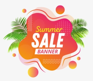 Summer Sale Abstract Liquid Banner Vector - Abstract Liquid Banner Png, Transparent Png, Transparent PNG