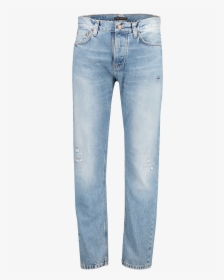 Front Image Of Nudie Jeans Steady Eddie Ii Favorite - Grlfrnd Helena Distressed High Rise Straight Leg Jeans, HD Png Download, Transparent PNG