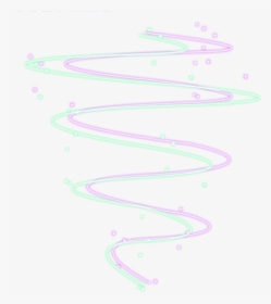 Line Neon Spiral Tumblr Edit Png Pngedit Sticker Purple - Drawing, Transparent Png, Transparent PNG