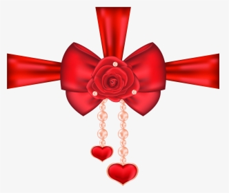 Ribbon Clipart, Silver Bow, Christmas Ribbon, Christmas, HD Png Download, Transparent PNG