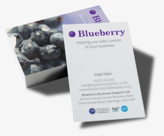 Business Card Design Wantage - Blueberry, HD Png Download, Transparent PNG