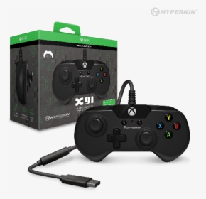 X91 Wired Controller For Xbox One/ Windows 10 Pc - Xbox 1 Red Controller, HD Png Download, Transparent PNG