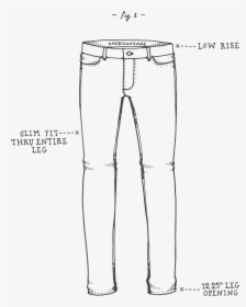 Shop All Skinny Jeans - Drawing, HD Png Download, Transparent PNG