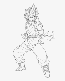 how to draw goku ssj4 full body