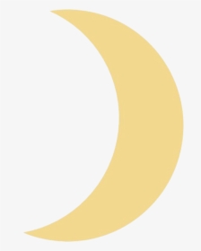 Yellow Crescent Moon Png - Moon, Transparent Png, Transparent PNG
