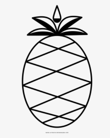 Pineapple Coloring Page - Pineapple, HD Png Download, Transparent PNG