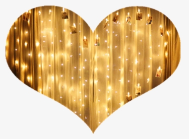 Heart-shaped Star Decoration Christmas Lights Flashing - Heart, HD Png Download, Transparent PNG