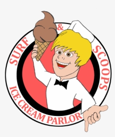 Surf Scoops Ice Cream Parlor - Ice Cream Parlor Quincy, HD Png Download, Transparent PNG