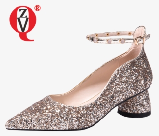Zvq Spring New Fashion Women Pumps Outside Mid Heels - Basic Pump, HD Png Download, Transparent PNG