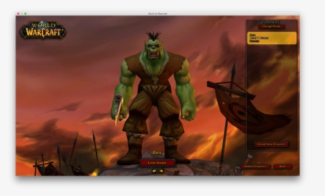 World Of Warcraft - Classic Wow Orc Hunter, HD Png Download, Transparent PNG