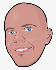 Avatar Face Png Transparent Image - Bald Clipart, Png Download, Transparent PNG