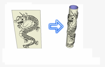 Creating Dragon Model From Adobe Illustrator Vector - Illustration, HD Png Download, Transparent PNG