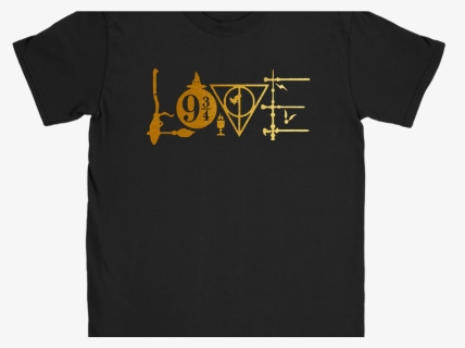 Harry Potter Love Harry Potter Symbols Shirts Teeperfect - T-shirt, HD Png Download, Transparent PNG