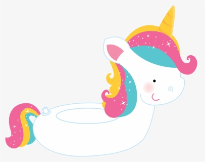 Transparent Rainbow Unicorn Clipart - Cartoon, HD Png Download, Transparent PNG