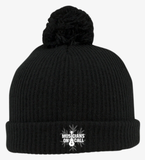 Musicians On Call Embroidered Pom Beanie - Beanie, HD Png Download, Transparent PNG