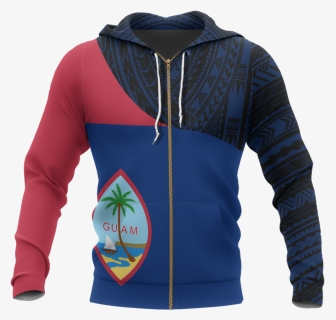Guam Flag Curve Concept Allover Hoodie   Class Lazyload - 3d Printed Vikings Armor, HD Png Download, Transparent PNG